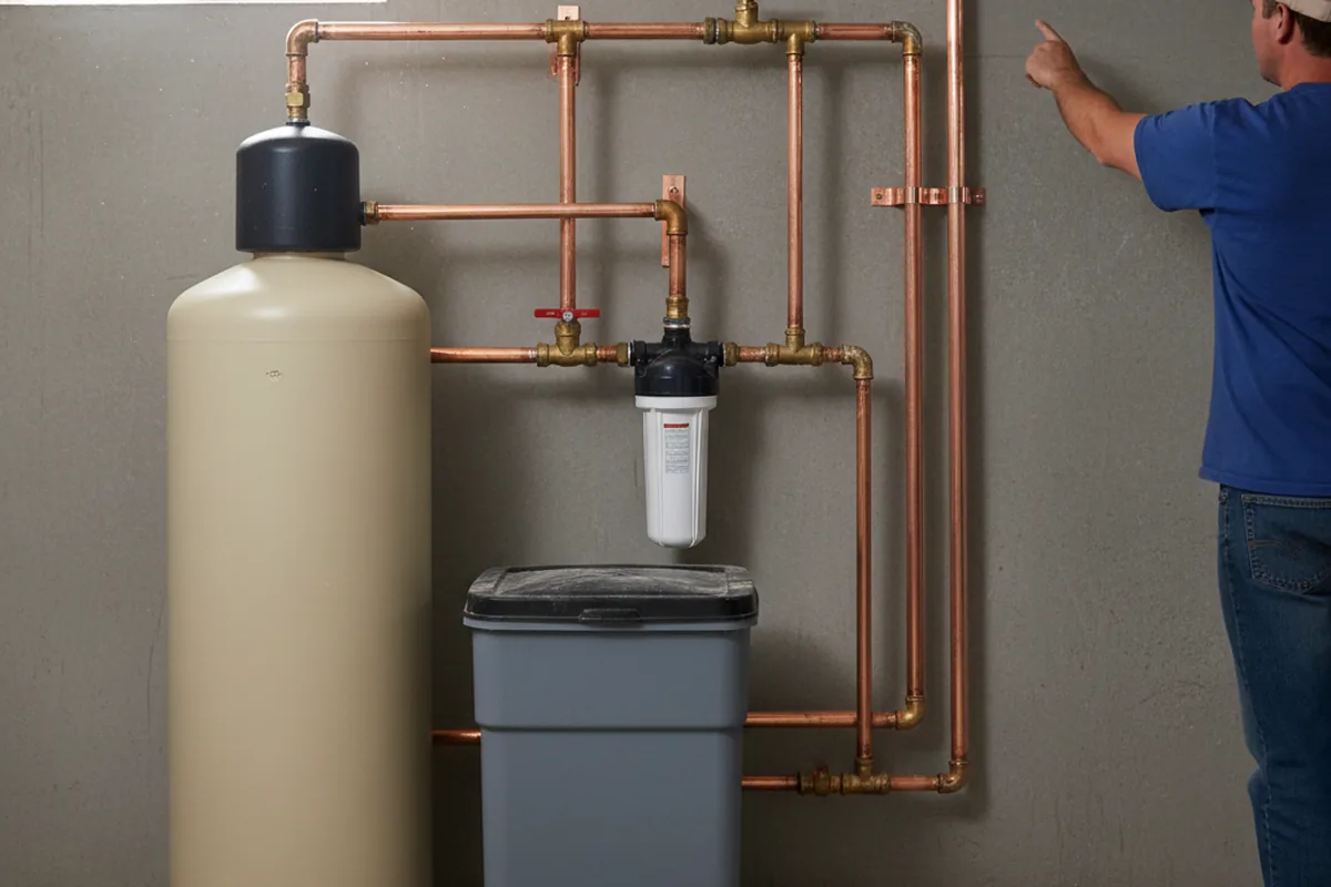 Whole-house water treatment system installed in Waring